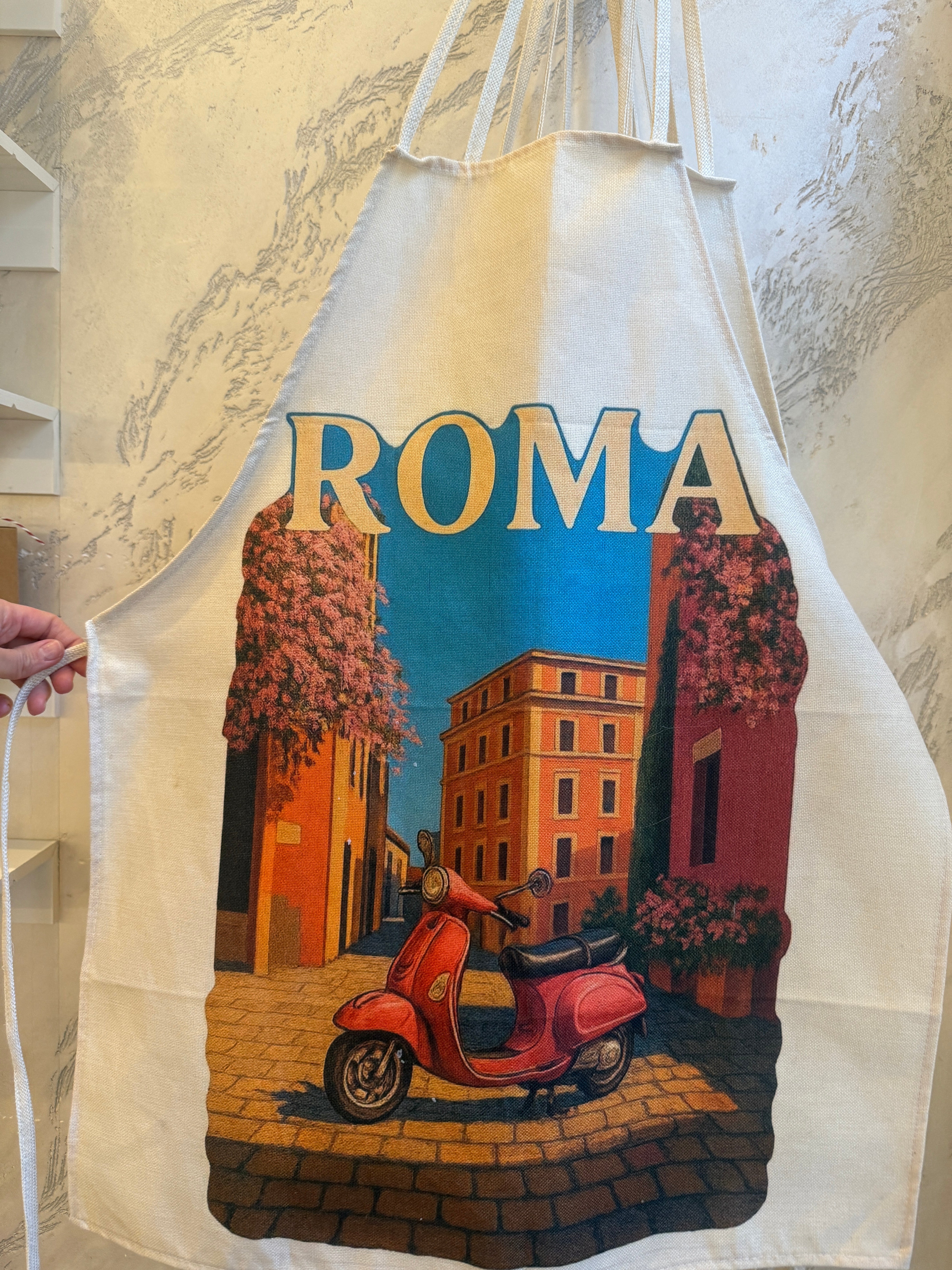 The "ROMA" Apron | Vintage-Inspired Linen Blend