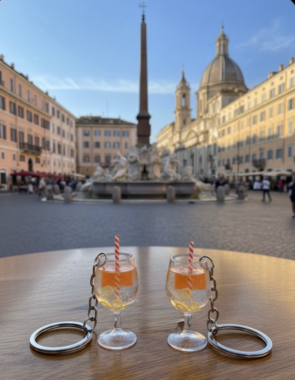 Italian Spirits Keychain Collection