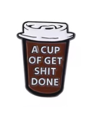 Roman Coffee Culture Enamel Pins