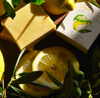 La Selva Positano Lemon and Olive Solid Soap